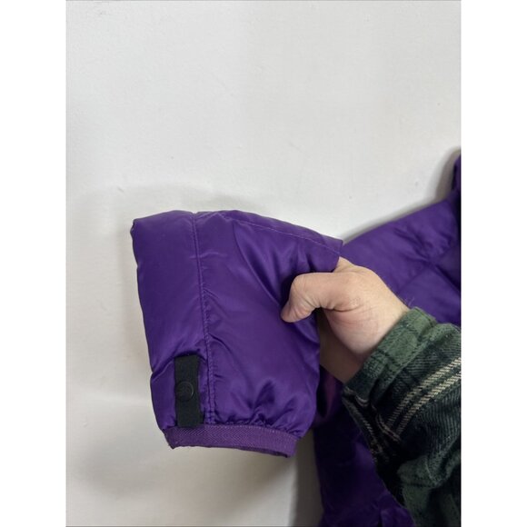 TNF  North Face Woman S Purple Down Quilted Jacket Coat - Picture 2 of 6